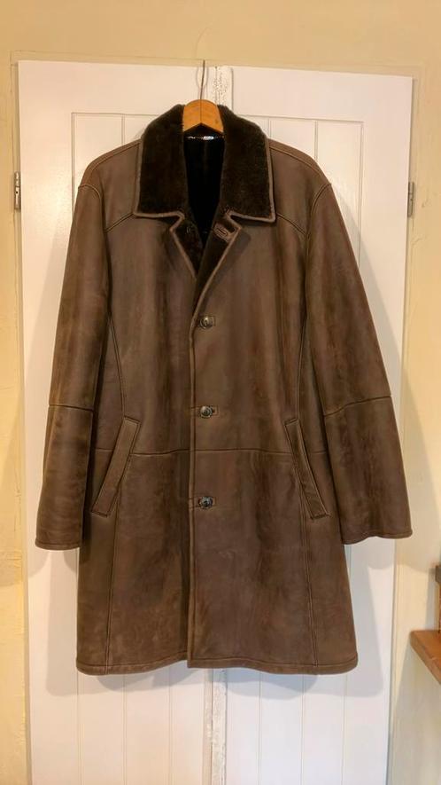 Leren winterjas van Christ - in perfecte staat, maat 54, Kleding | Heren, Jassen | Winter, Zo goed als nieuw, Maat 52/54 (L), Bruin