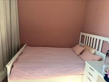 140 cm bed Hemnes wit Amsterdam