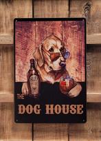 Dog House whiskey reclamebord van metaal wandbord deco, Info@deconoord.nl, Deco Noord, Nieuw, Ophalen of Verzenden