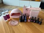 Pink gellac set, Ophalen of Verzenden, Zo goed als nieuw, Overige kleuren, Handen en Nagels