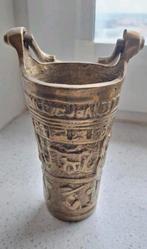 Bronzen Situla met Reliëf, Ophalen of Verzenden, Brons