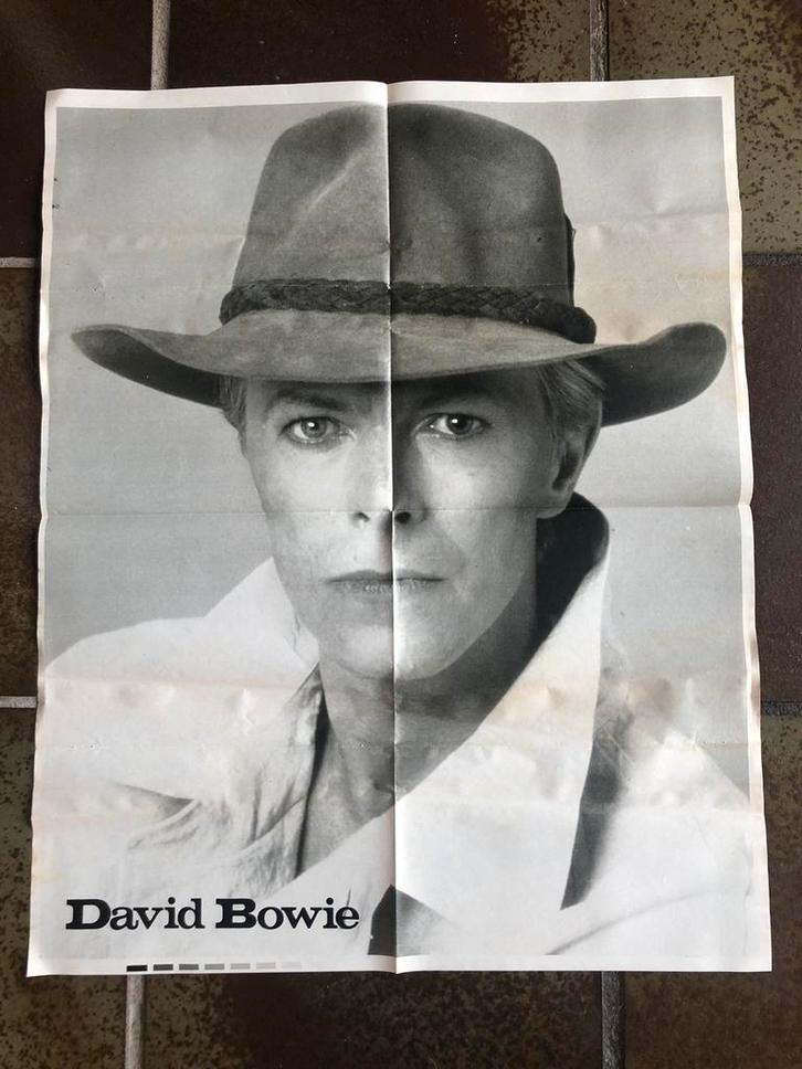 Poster David Bowie & Wham / George Michael, Verzamelen, Posters, Zo goed als nieuw, Muziek, Ophalen of Verzenden