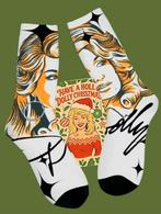 DOLLY PARTON SOKKEN (UNISEX) + KERST KAART DOLLY PARTON, Diversen, Kerst, Ophalen of Verzenden, Nieuw