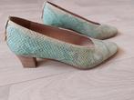 Groene Pumps Maat 38.5 - Zo Goed Als Nieuw, Pumps, Ophalen of Verzenden, Zo goed als nieuw, Van de poel van ruth