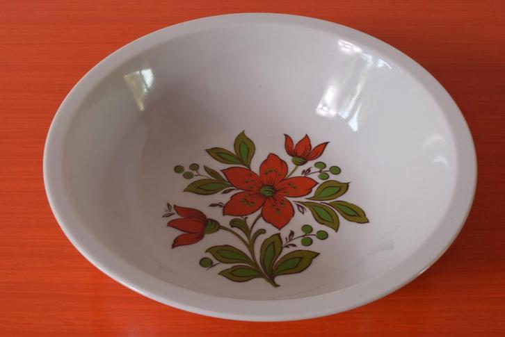 Grote retro vintage porseleinen Schumann Arzberg schaal, Huis en Inrichting, Keuken | Servies, Zo goed als nieuw, Schaal of Schalen