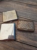 Oude Tabaksdoosjes - Set van 3 Vintage Doosjes, Ophalen of Verzenden