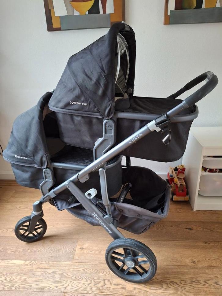 Uppababy Vista  Tweelingwagen Compleet, Kinderen en Baby's, Kinderwagens en Combinaties, Gebruikt, Overige merken, Ophalen of Verzenden