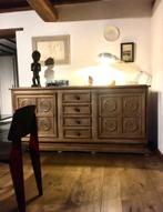 Kasten buffet brutalist design eiken dudouyt, Antiek en Kunst, Ophalen