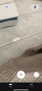 Gordijnroede - 147 cm, Huis en Inrichting, Ophalen, 100 tot 150 cm, Wit, Zo goed als nieuw