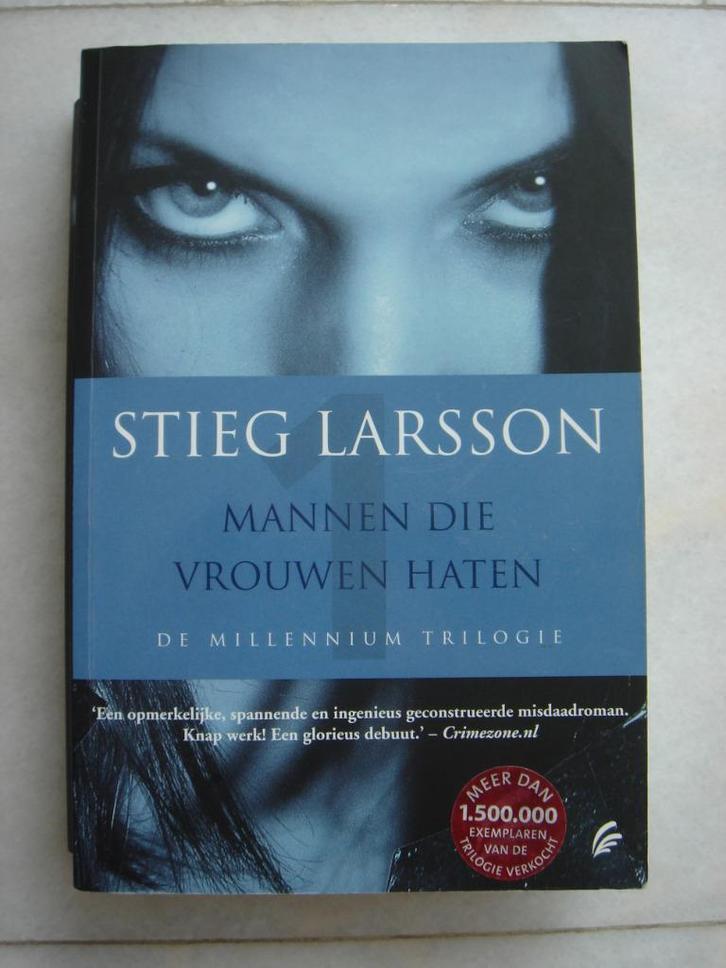 Stieg Larsson – Mannen die vrouwen haten, Boeken, Romans, Gelezen, Ophalen of Verzenden