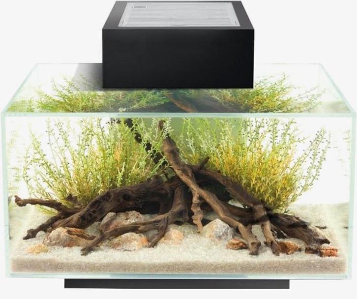 fluval edge i 2.0 aquariumkit 23l - 43x26x35,5cm zwart, Dieren en Toebehoren, Vissen | Aquaria en Toebehoren, Zo goed als nieuw