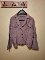 Vintage Linnen Blouse C&A Maat 42 geschat zie afmetingen, Kleding | Dames, Overige kleuren, Maat 42/44 (L), Ophalen of Verzenden