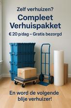 Verhuispakket te huur – Kratten + Wagens – Gratis bezorging, Ophalen