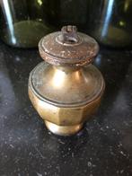 Antiek en zwaar bronzen busje, Antiek en Kunst, Antiek | Koper en Brons, Ophalen of Verzenden, Brons