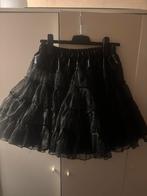 Nieuw zwart petticoat tule rok verstelbaar, Ophalen of Verzenden, Nieuw, Carnaval, Kleding