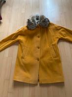 Gele wollen jas van Naf Naf   Maat 40, Maat 38/40 (M), Geel, Ophalen of Verzenden, Zo goed als nieuw