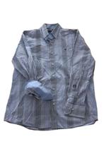 State of art blouse overhemd paars geblokt xl regular fit, Kleding | Heren, Overhemden, Halswijdte 43/44 (XL), State of Art, Ophalen of Verzenden