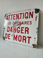 Emaille waarschuwingsbord, Ophalen of Verzenden