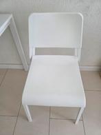 WitteTafel 125x75   4 witte stoelen. Ikea producten., Ophalen, Gebruikt, Eén
