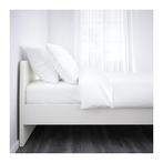 Bed + matras 2persoons 140x200cm, Ophalen, Wit, Tweepersoons, 140 cm
