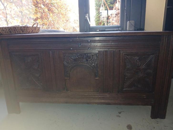 Dekenkist met secret drawers, Antiek en Kunst, Antiek | Meubels | Kasten, Ophalen