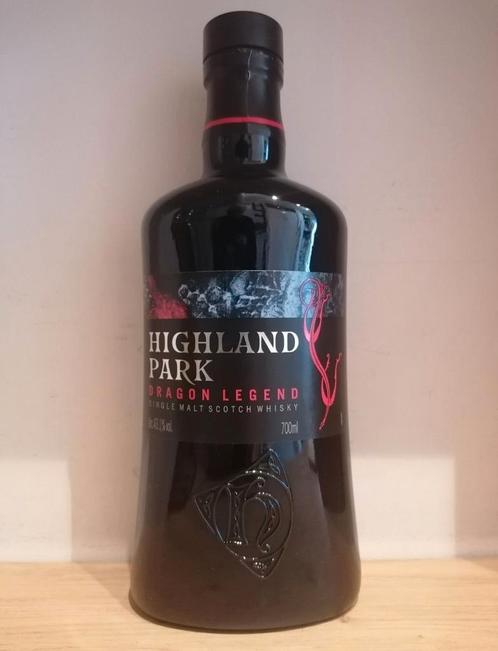 Highland Park Dragon Legend LEGE fles whisky, Verzamelen, Merken en Reclamevoorwerpen, Zo goed als nieuw, Verpakking, Ophalen of Verzenden
