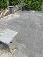 Beton tegels en torentjes met hekjes, Tuin en Terras, Ophalen, Gebruikt, 10 m² of meer, Beton