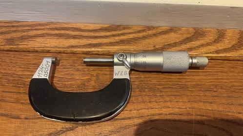 Mitutoyo 102-218 buitenschroefmaat 25–50mm, gebruikt, Doe-het-zelf en Verbouw, Meetapparatuur, Zo goed als nieuw, Afstand, Ophalen of Verzenden