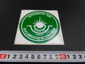 stickers Tegelen Botanische Tuin Jochem Hof Documentatiecent beschikbaar voor biedingen