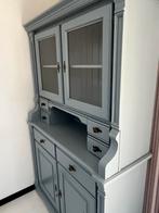 buffetkast met glazen deuren, Huis en Inrichting, Kasten | Buffetkasten, Ophalen, Gebruikt, 100 tot 150 cm, Met lade(s)