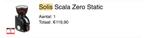 Koffiemolen Solis Scala Zero Static, Ophalen of Verzenden, Zo goed als nieuw