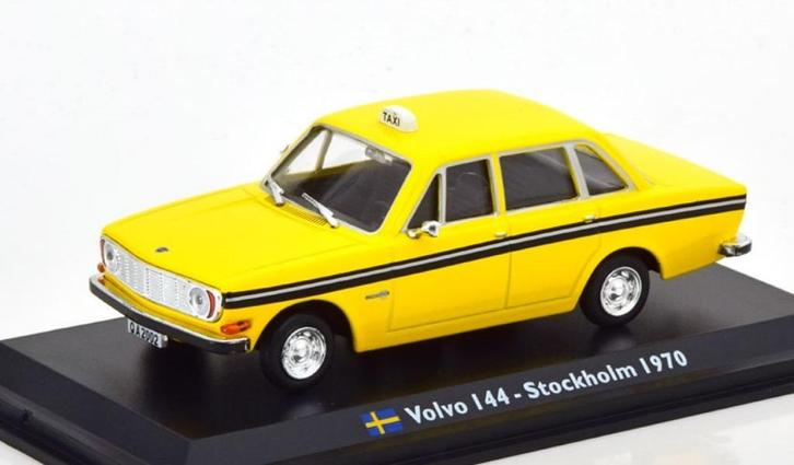 Volvo 144 1970 Taxi Stockholm, Hobby en Vrije tijd, Modelauto's | 1:43, Nieuw, Auto, Overige merken, Ophalen of Verzenden
