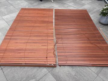 Houten lamellen/Luxaflex 2.30x1.20mtr (hxb) beschikbaar voor biedingen
