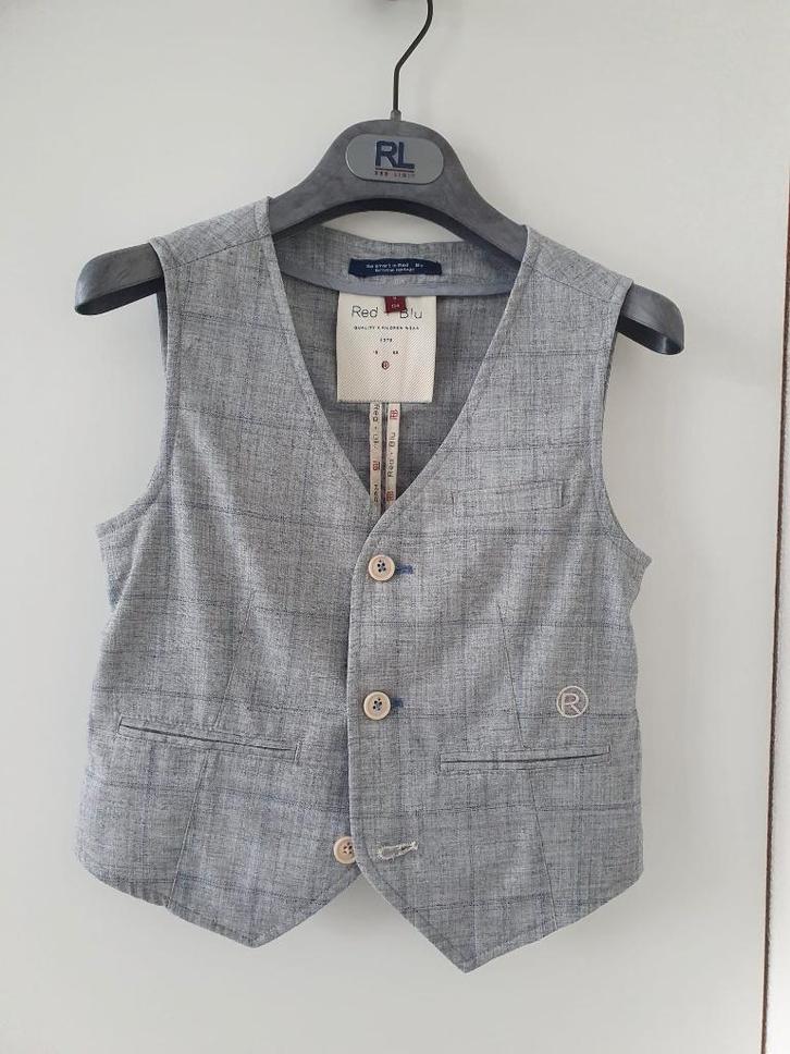 Gilet jongen maat 134, feestkleding of communiekleding, Kinderen en Baby's, Kinderkleding | Kinder-kledingpakketten, Zo goed als nieuw