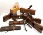 8 Oude houten hand schaven - houtbewerking, Gebruikt, N.v.t., N.v.t., Ophalen of Verzenden
