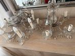 2 Kroonluchters, Huis en Inrichting, Lampen | Kroonluchters, Ophalen of Verzenden, Glas