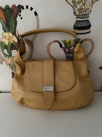Coccinelle Lichtgele Leren Tas - Zo Goed Als Nieuw! beschikbaar voor biedingen