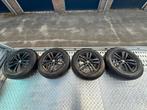 Set Velgen Banden Compleet Zwart Seat Skoda VW VAG 215 65 17, Ophalen, 17 inch, Band(en), Personenwagen