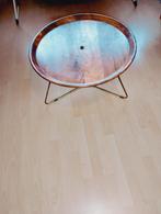 Zware Salontafel met Handvat - Vintage Look, Minder dan 45 cm, Gebruikt, Hout, Vintage