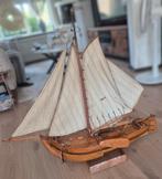 Te koop: Handgemaakte Volendamse botter – uniek scheepsmodel, Antiek en Kunst, Ophalen