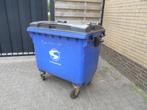 kliko blauw - zwart 660 liter, Ophalen, Kunststof, Gebruikt, 40 liter of meer