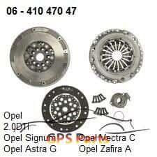 Opel Zafira 2.0 DTI koppeling vliegwiel Opel Vectra C Astra, -, -, Opel, Nieuw