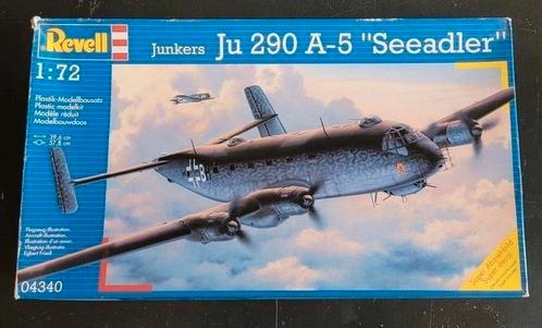 Revell  Junkers Ju 290 A-5 "Seeadler" 1:72, Hobby en Vrije tijd, Modelbouw | Vliegtuigen en Helikopters, Zo goed als nieuw, Vliegtuig