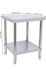 Kitchen Work Table Stainless Steel Table, Huis en Inrichting, Keuken | Keukenelementen, Ophalen, 50 tot 100 cm, Zo goed als nieuw