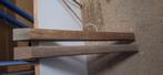 Hardhouten palen, Doe-het-zelf en Verbouw, Hout en Planken, Gebruikt, Ophalen of Verzenden, 50 mm of meer, Balk