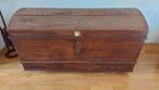 Antieke houten hutkoffer / dekenkist – 145 cm breed, Ophalen