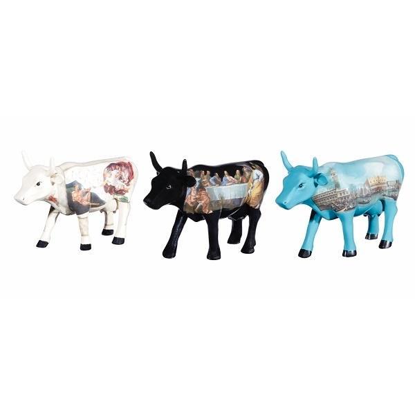 Nieuw Cow Parade koe Art Pack Italia 3-pack incl. verzending, Antiek en Kunst, Kunst | Designobjecten, Ophalen of Verzenden