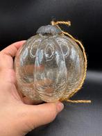 Glazen Pompoen Ornament, Huis en Inrichting, Overige materialen, Beige, Ophalen of Verzenden, Zo goed als nieuw