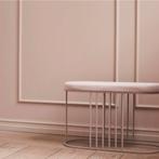Bankje Bolia Posea oud roze, Huis en Inrichting, Banken | Voetenbanken en Poefen, Ophalen, Minder dan 50 cm, Zo goed als nieuw