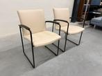 2 Nieuw Leolux Talos eetkamerstoelen Raffino leer Stoel, Huis en Inrichting, Stoelen, Leolux, Twee, Overige kleuren, Nieuw